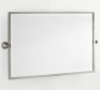 Pottery Barn, Satin Nickel Kensington Double&nbsp;Wide Rectangular Pivot Mirror, 40&nbsp;x 24", Like New , Retail - $449