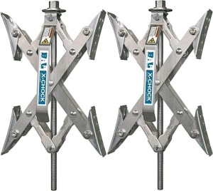 X-Chock Wheel Stabilizer - Pair-One Handle - 28012, Like New, retail - $74.31