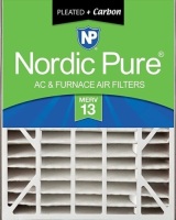 Nordic Pure 20x25x5 MERV 13&nbsp;Pleated Air Bear Plus CarbonNordic Pure&nbsp;AC & FURNACE AIR FILTERS&nbsp;Replacement AC Furnace Air13&nbsp;Filter 1 Pack, New, Retail - $54
