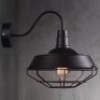 BAYCHEER Industrial Retro Style Cage Large Wall Sconce. Appears New