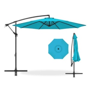 Offset Hanging Patio Umbrella - 10ft, Appears New