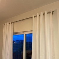 36"-66" Dauntless Curtain Rod Black - Project 62, Like New, Retail - $28