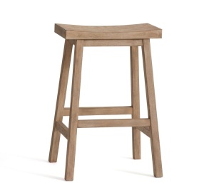 Pottery Barn, Tibetan Counter Height Stool, Seadrift, Like New, Retail - $99