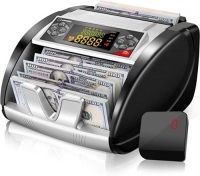 NX-510 Business Grade Money&nbsp;Counter Machine with&nbsp;Counterfeit BillDetector(UV/MG/IR), Portable&nbsp;Bill Counting Machine with LEDExternal Display, Hidden Handle,&nbsp;6 Modes, Fast Count, Like New Retail - $105.99