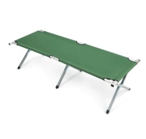 Folding Camping Cot Heavy-duty Camp Bed with Carry Bag, Appears New