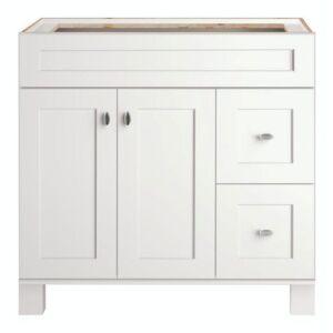 Diamond NOW  Palencia 36-in White Bathroom Vanity Cabinet