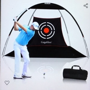 Golf Net, Golf Net Backyard Driving, Golf Driving Range,GolfSwing Net, Heavy Duty Golf Practice Net,Golf Practice HittingNet, Quick Setup Golf Net with Target Cloth and CarryBag(Style Optional), Like New, Retail - $72.58