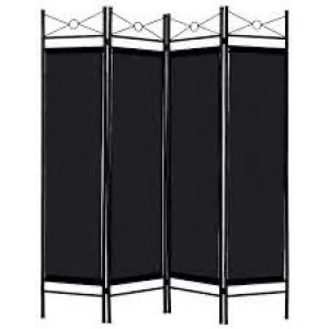 4-Panel Folding Privacy Screen Room Divider Decoration Accent, 6ft