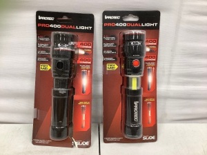 Lot of (2) iProtec Flashlights, Untested, E-Comm Return