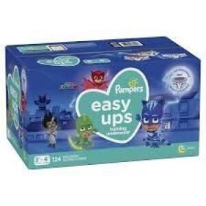 Pampers Easy Ups Training Underwear - 124 Count, 3T-4T