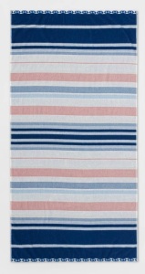 XL Striped Beach Towel - Threshold, New, Retail - $15.30