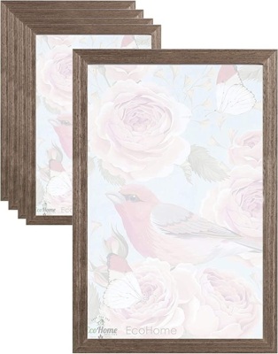 Ecohome, Picture Frames, 11x17, Walnut, 6 Pack, Like New, Retail - $67