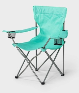 Adult Outdoor Portable Chair Teal - Sun Squad, LOT of 2, Like New, Retail - $12.75