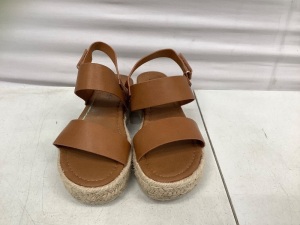 Natural Reflections Sandals, Brown, E-Comm Return, Size 7