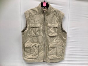 Red Head, Men's Vest, Tan, Size large, Appears New