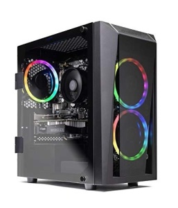 Skytech Blaze II Gaming Computer PC Desktop – RYZEN 7 2700 8-core 3.2 GHz, RTX 2060 6G, 500GB SSD, 16GB DDR4 3000MHz, RGB Fans, Windows 10 Home - Appears New  