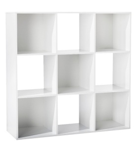 11" 9 Cube Organizer Shelf White - Room Essentials, Like New, Retail - $25