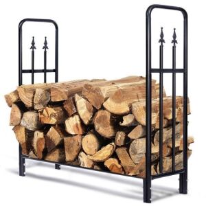 4ft Steel Firewood Storage Rack