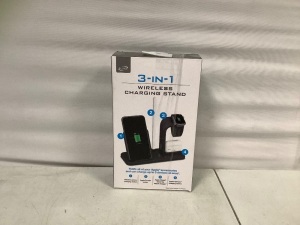 iLive, 3-in-1 Wireless Charging Stand, Untested, Appears New