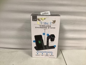 iLive, 3-in-1 Wireless Charging Stand, Untested, Appears New