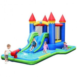 Kids Inflatable Bounce House Water Slide without Blower OP70587