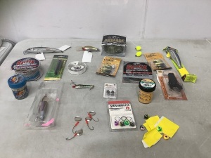 Lot of (20) Fishing Accessories, E-Comm Return