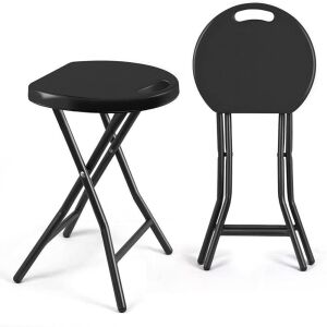 Set of (2) 18.1in Folding Stools