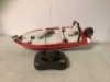 Nitro Fishing Boat w/ Controller, No Accessories, Powers Up, E-Comm Return