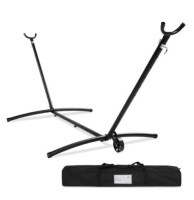Portable Heavy-Duty Steel Hammock Stand w/ Built-In Wheel, Case - 9ft