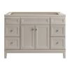 Diamond NOW Calhoun 48-in Cloud Gray Bathroom Vanity Cabinet - Small Cracks in Sidewall 