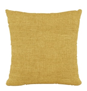 18"x18" Zuma Polyester Pillow Golden - Skyline Furniture, Like New, Retail - $67.49