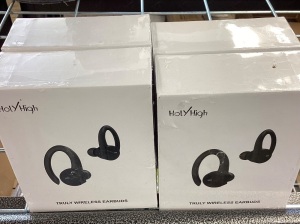 Holy High, Truly Wireless Earbuds, LOT of 4 , New, Retail - $112