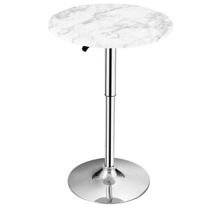 Round Adjustable Bistro Bar Table