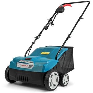 Electric Scarifier and Lawn Dethatcher with Collection Bag - 13in, 1400W