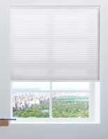 Calyx Interiors&nbsp;Cordless&nbsp;Honeycomb 9/16-&nbsp;Inch Cellular&nbsp;Shade, 34-InchWidth by 60-Inch&nbsp;Height, Light&nbsp;Filtering White, Like New, Retail - $33.77