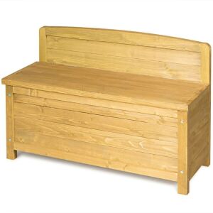 16.5 Gallon Wood Storage Bench - 35.5in