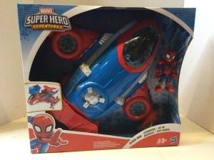 Marvel Superhero Adventures Spiderman Jetquarters, Appears New