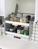 Cabinet Pull Down Shelf Kitchen Wall Cabinet Storage Organizer (30inch Cabinet). Appears New