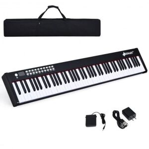 88-Key Portable Digital Piano with Bluetooth and MP3