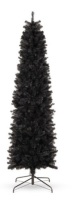 Black Artificial Pencil Holiday Christmas Tree, 7.5ft