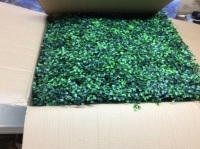 Vingli 6 pc 20" x 20" Artificial Boxwood Panels - E-Comm Return, Appear New&nbsp;