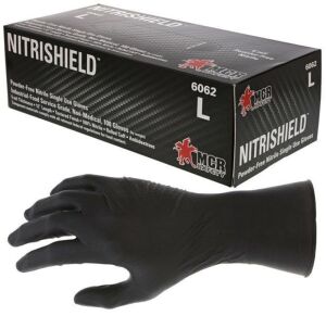 NitriShield Disposable Nitrile Gloves - 100 Pairs