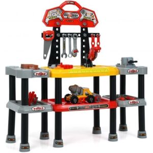 121-Piece Kids Workbench Tool Play Set