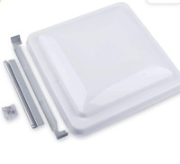 Camp'N 14" Universal RV,&nbsp;Trailer, Camper, MotorhomeRoof Vent Cover - Vent Lid&nbsp;Replacement (White 1 Pack), Like New, Retail - $24.99