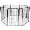 8-Panel Pet Playpen - 40in, Metal