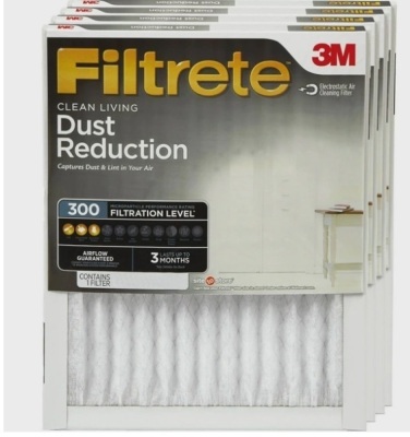 3M, 6 Pack Filtrete Dust Reduction Air and Furnace Filter, 300MPR, 20 x 20 in, New, Retail - $24.72