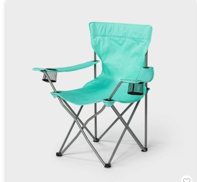 Adult Outdoor Portable Chair Teal - Sun Squad , Like New, Retail - $12.75