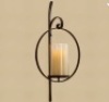 Pottery Barn ,Artisanal Circular Wall-Mount&nbsp;Candle Sconce, Iron, Like New, Retail - $89