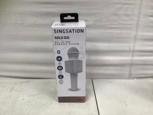 Singstation Solo Pro Karaoke Microphone, Untested, Appears New