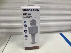 Singstation Solo Pro Karaoke Microphone, Untested, Appears New